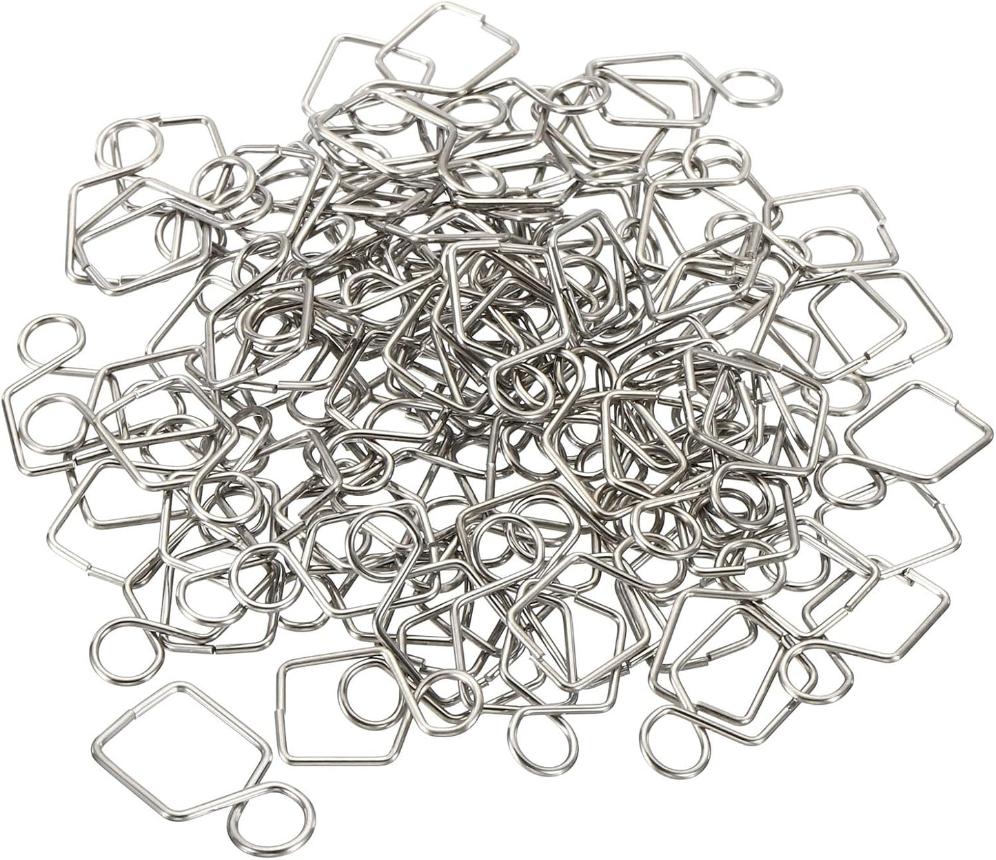 Clip conector candelabro 100 pzas acero inox plata