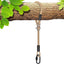 Kit colgante hamaca cuerda ajustable para árbol interior exterior