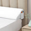 Almohada triangular cabecera cama California King 72x10x6pulg blanco