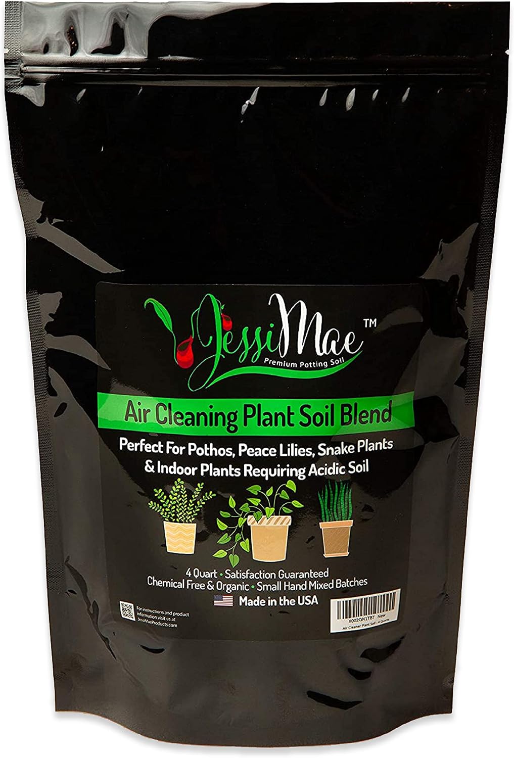 Tierra para macetas 4qt perlita suelo para plantas de serpiente