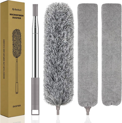 Plumeros extensible microfibra para ventilador techo