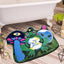 Alfombras baño verdes mago rana antideslizante 20x32pulg