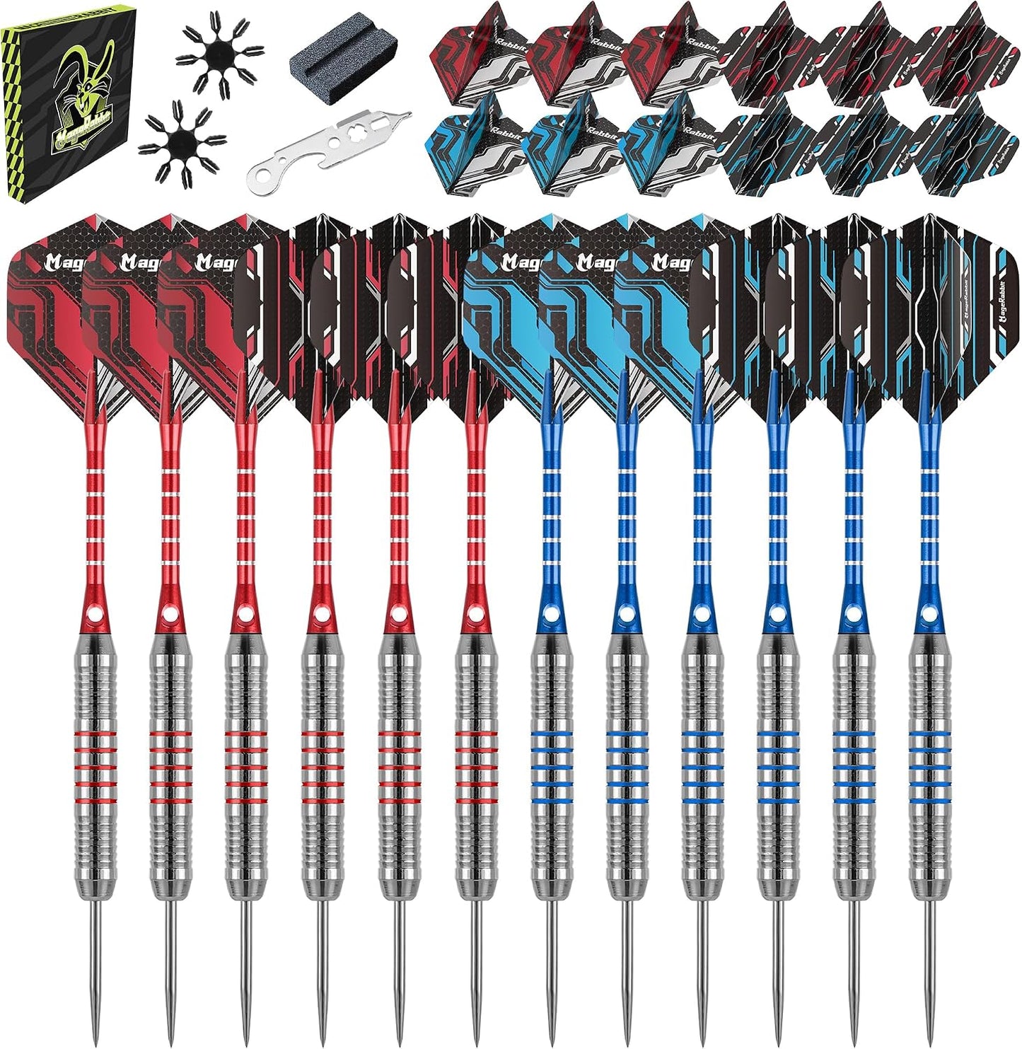 Set 12pcs Darts Acero Inox Accesorios Profesional