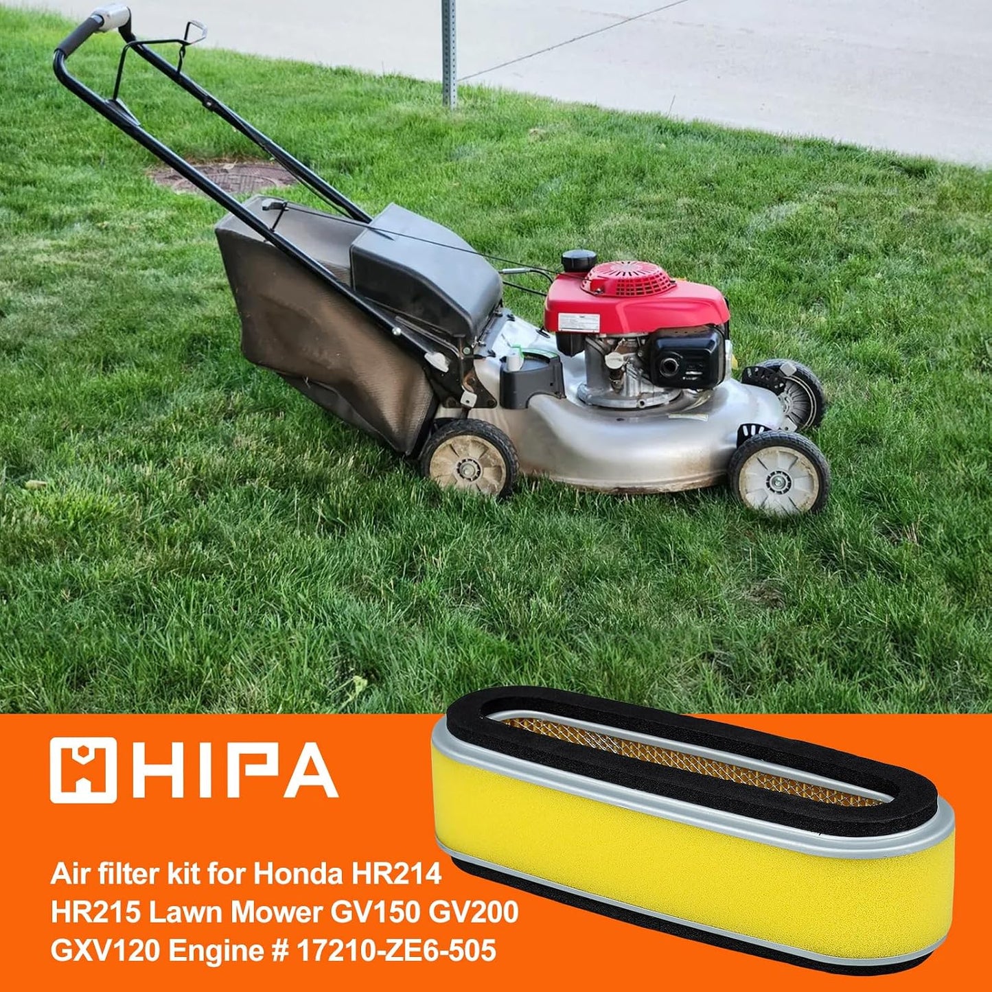 Kit filtro aire cortacésped Honda GXV120 GV200 HR214