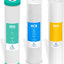 Set filtros agua hierro manganeso 3 etapas 4.5x20"