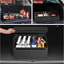 Organiz. maletero cuero gamuza plegable para auto y hogar