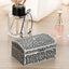 Caja almacenamiento joyas vintage soporte anillos