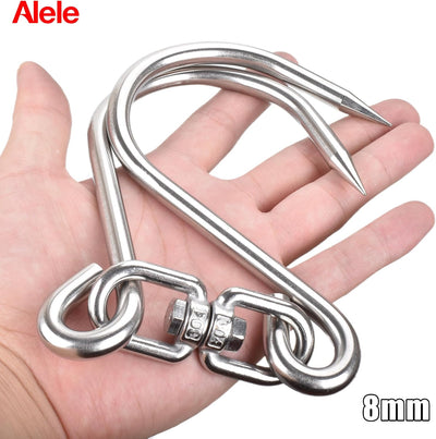 Gancho carne acero inox 12.5pulg pack 2