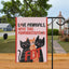 Bandera jardín anti Trump Love Animals Hate This Admin