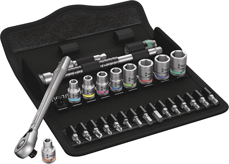 Set 28 Pzas Trinquetes Metal Imperial 1/4