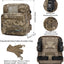 Bolsa manillar bicicleta 1000D camuflaje correa MOLLE