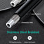 Kit manguera aceite acero inox Harley Touring 96-13 negro