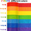 Cinta adhesiva arco iris 1pulg x25yd 7 rollos manualidades