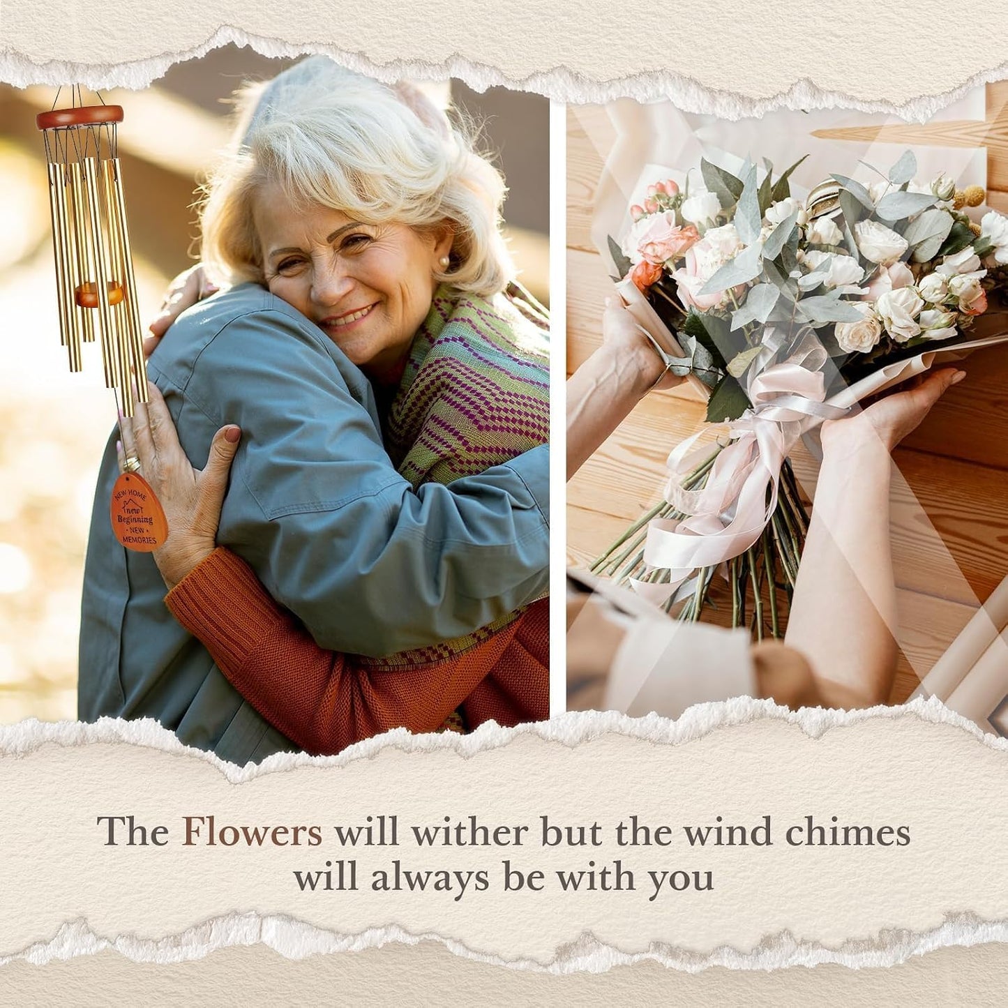 Campanilla viento regalo jubilación para mujer hombre