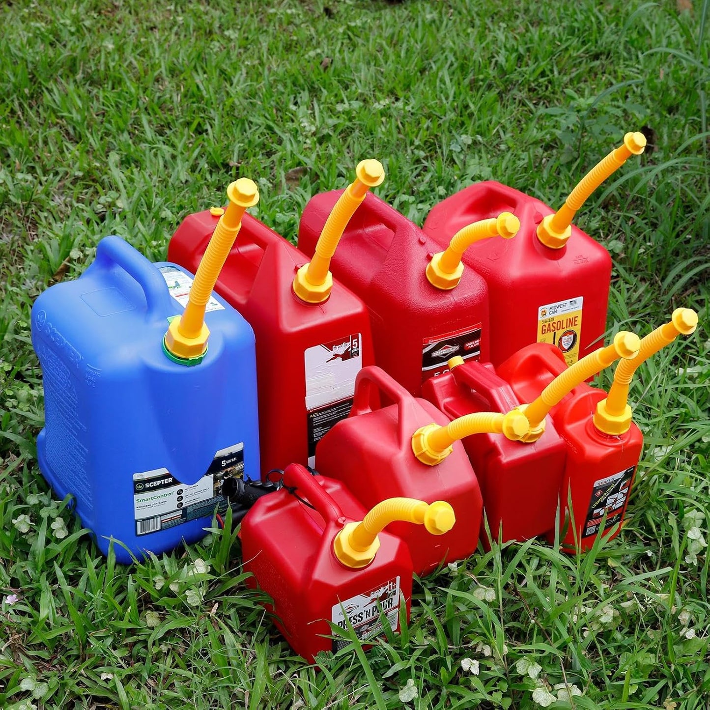Kit 3 boquillas lata gas amarillo sellos incluidos