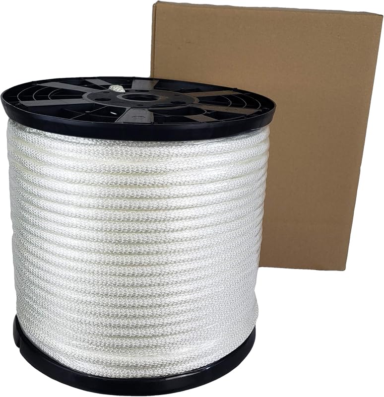 Cuerda nailon 3/8 pulg trenzada carrete 500pies
