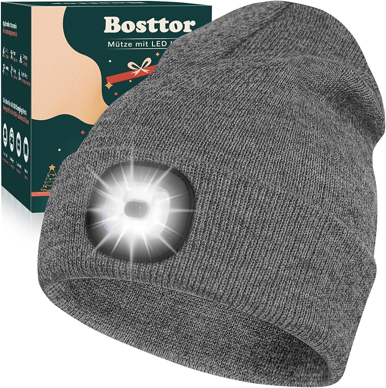 Gorro LED recargable unisex para correr senderismo