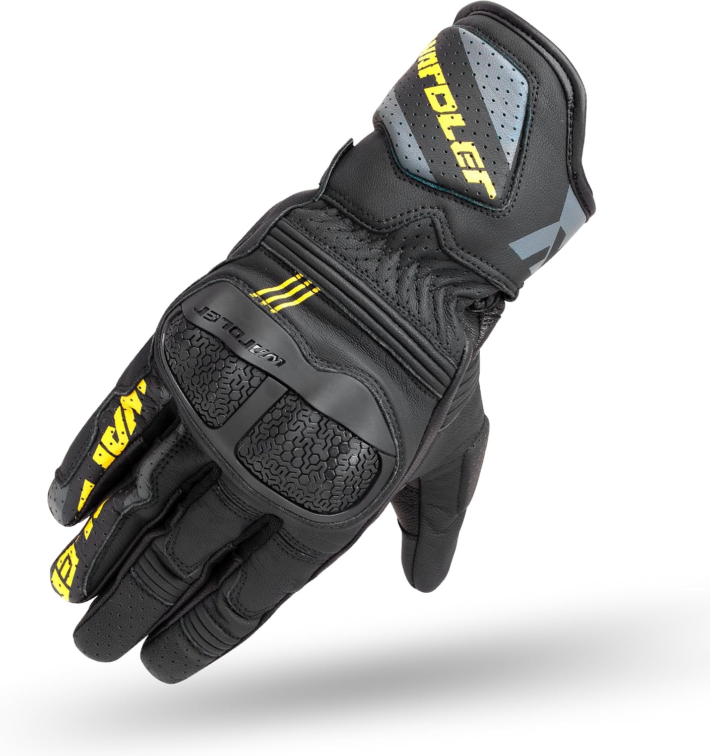 Guantes Raptor cuero protección TPU pantalla táctil verano