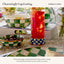 Colador esmaltado decorativo cocina cuadros esmeralda
