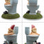 Estatua gnomo inodoro 9pulg decoración patio