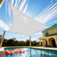 Toldo rectangular 10x20ft polietileno 6.53oz/m² UV permeable