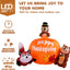 Pavo inflable LED 6ft calabaza mapache fiesta Acción de