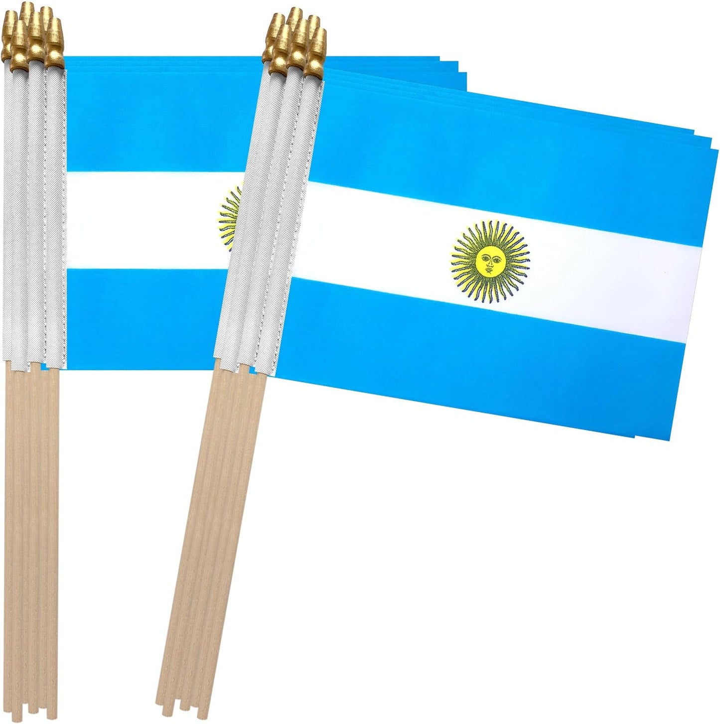 Banderas Argentina 5x8" pack 12