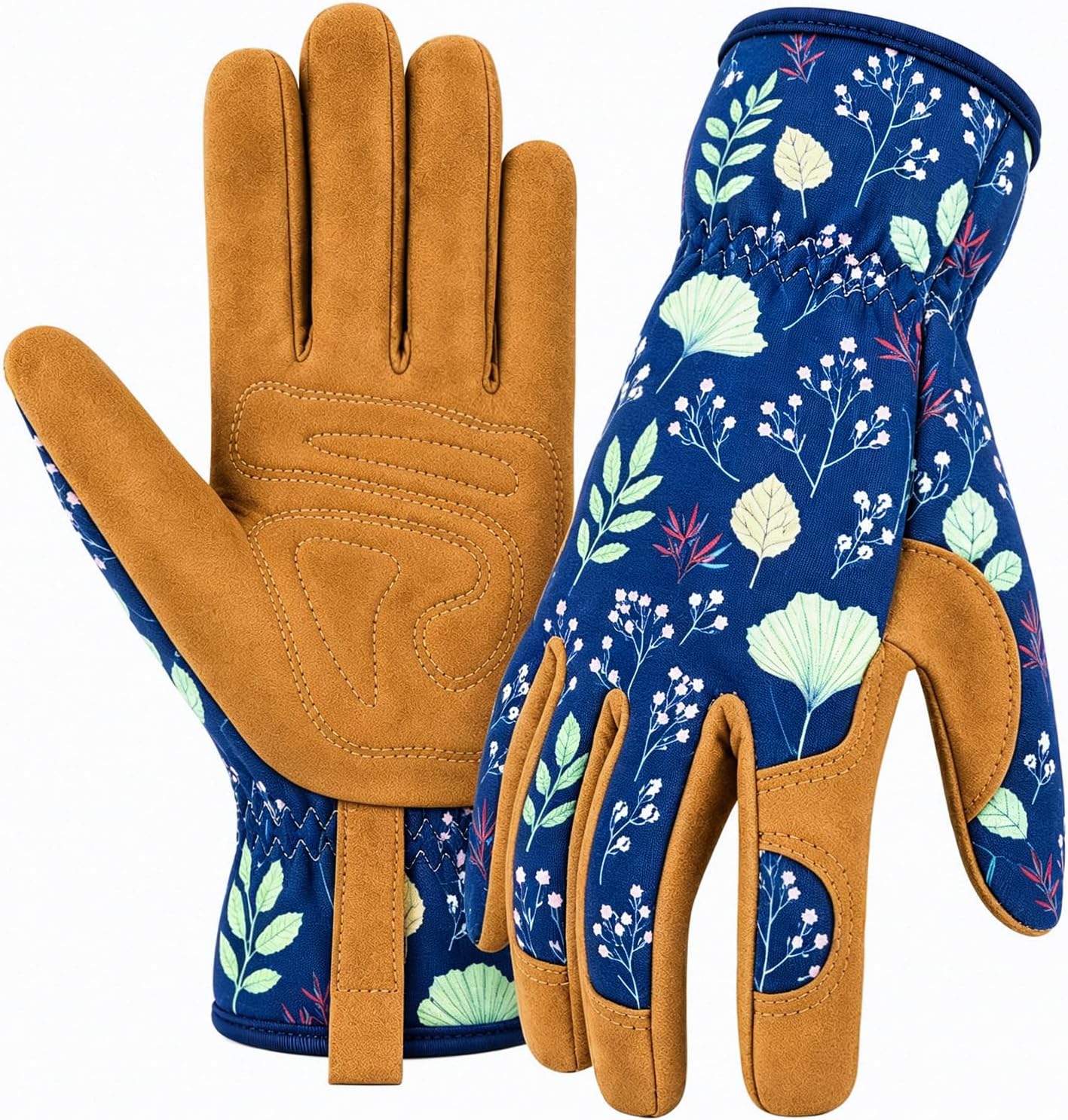 Guantes jardinería mujer cuero a prueba espinas