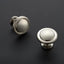 40 Tiradores Níquel Cepillado 1-1/4" Alacenas Cocina Cajones