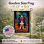 Bandera decorativa Halloween Basset Hound patio multicolor