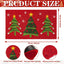 Tapete puerta Navidad 16.5x29pulg fibra coco decoración