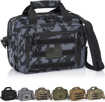 Estuche 2 pistolas 6 cargadores bolsa tiro aire libre