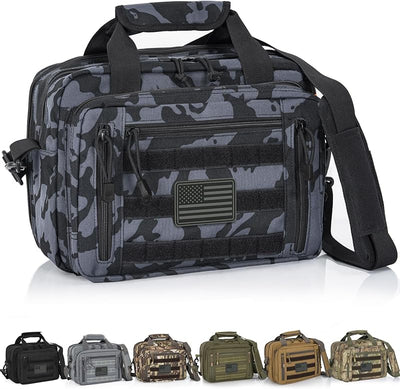 Estuche 2 pistolas 6 cargadores bolsa tiro aire libre