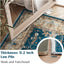 Alfombra pasillo 3x7ft lavable vintage