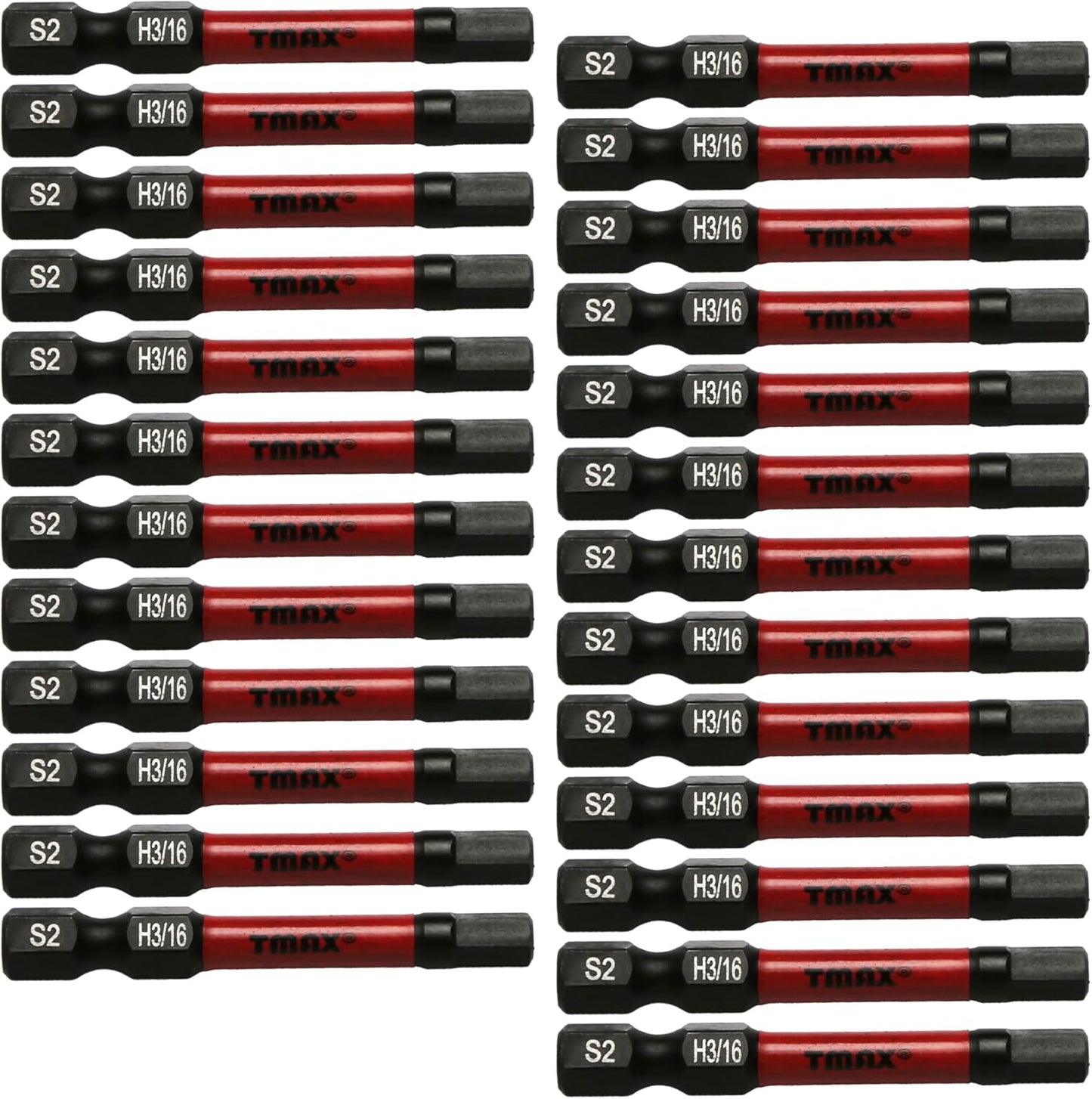 Set 25 Pzas Destornillador Impacto S2 Acero Negro