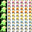 50 figuras vaca resina miniatura brillan en la oscuridad