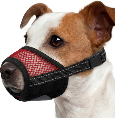 2 Pzas Bozales Transpirables para Perros Ajustables
