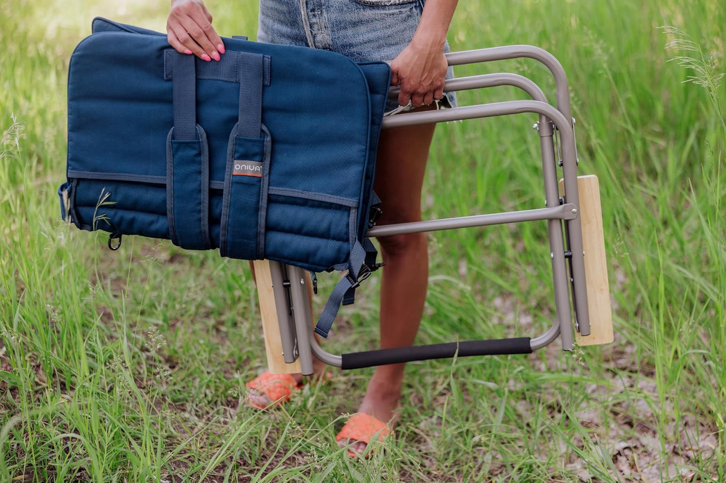 Silla playa acolchada con funda lavable