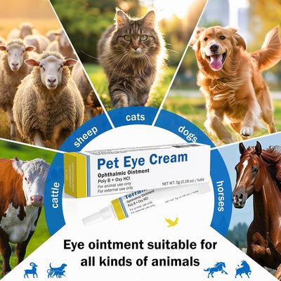 Crema para salud ocular de mascotas 5g