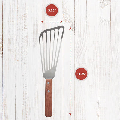Espátula pescado acero inox 18/8 para alimentos delicados