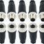 Conector M12 8 pines macho/hembra IP67 impermeable industrial