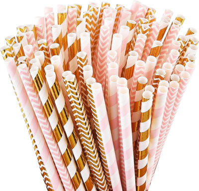 Pajitas papel biodegradables