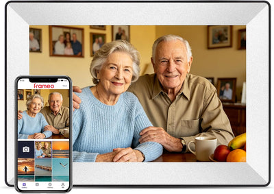 Marco fotos digital 10.1pulg pantalla IPS HD 16GB app Uhale