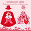 2 Trajes Ganso 23pulg San Valentín Estampado Corazón