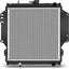 Radiador motor repuesto Suzuki Samurai 86-88 Powerstroke 208