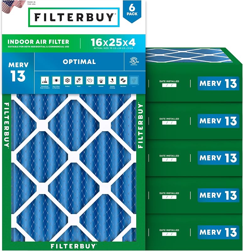 Filtros aire AFB MERV 13 pack 6
