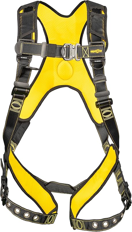 Arnés Cyclone QC Pecho TB Leg Negro Amarillo
