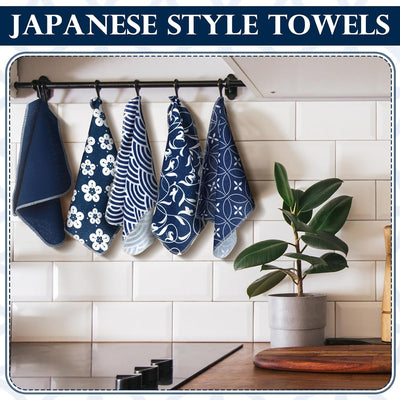 Paños de limpieza japoneses reutilizables de algodón para hogar sin papel
