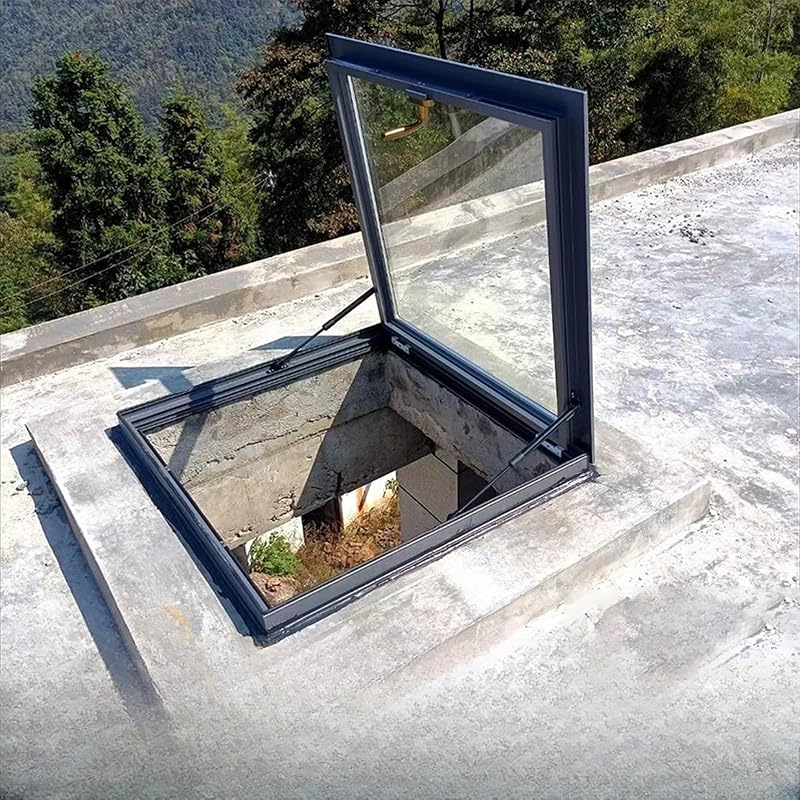 Ventana techo tragaluz vidrio templado 31.4x31.4"