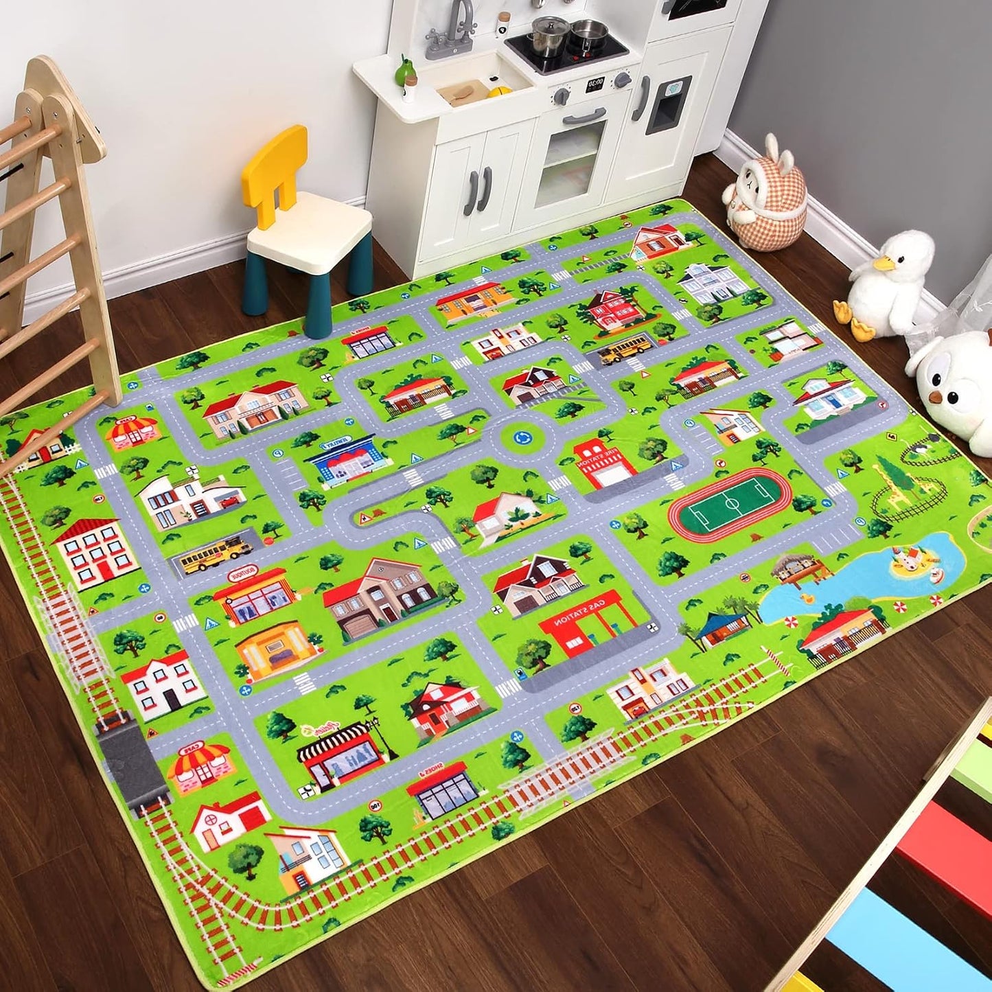 Alfombra set niños 8x10ft antiderrap educativa